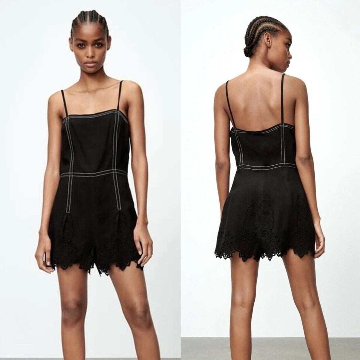 Zara lace jumpsuit hotsell
