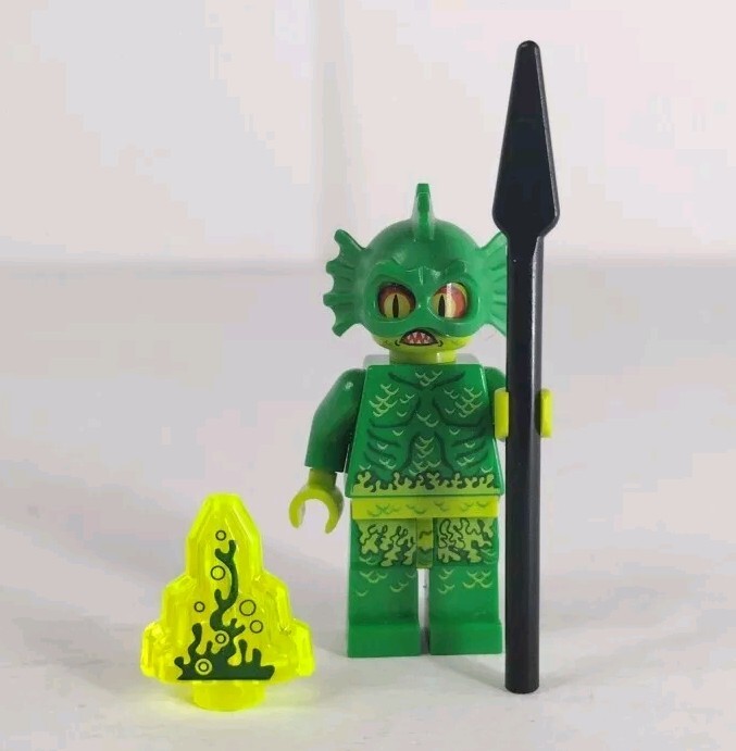 Lego Monster Fighters Swamp Creature With Spear And Crystal