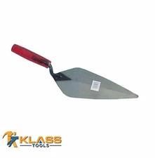 11" Point Trowel with Red Plastic Handle by KlassTools