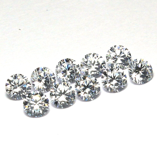Loose Lab-Grown CVD Diamond LOT 3.00 MM D Color IF CLEARITY 10 PCS Certified - Picture 2 of 6