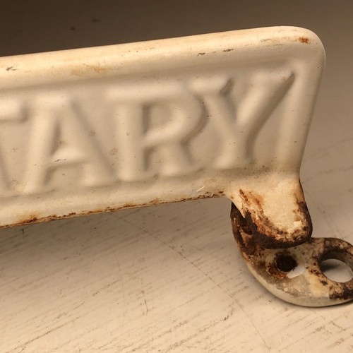 RARE OLD VINTAGE ANTIQUE SANITARY MEDICAL HOSPITAL METAL SIGN SURGICAL DEVICES - Picture 15 of 21