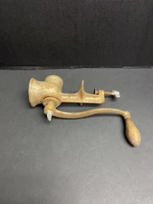 Vintage Cast Iron Meat Grinder Hand Crank Table Mount , Vintage Kitchen Decor