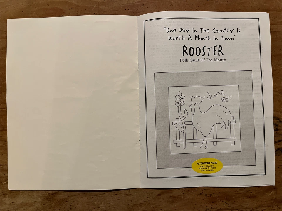 Edredón folclórico del mes Sarah Sporrer Gallo junio Indygo Junction Foto 3 de 4