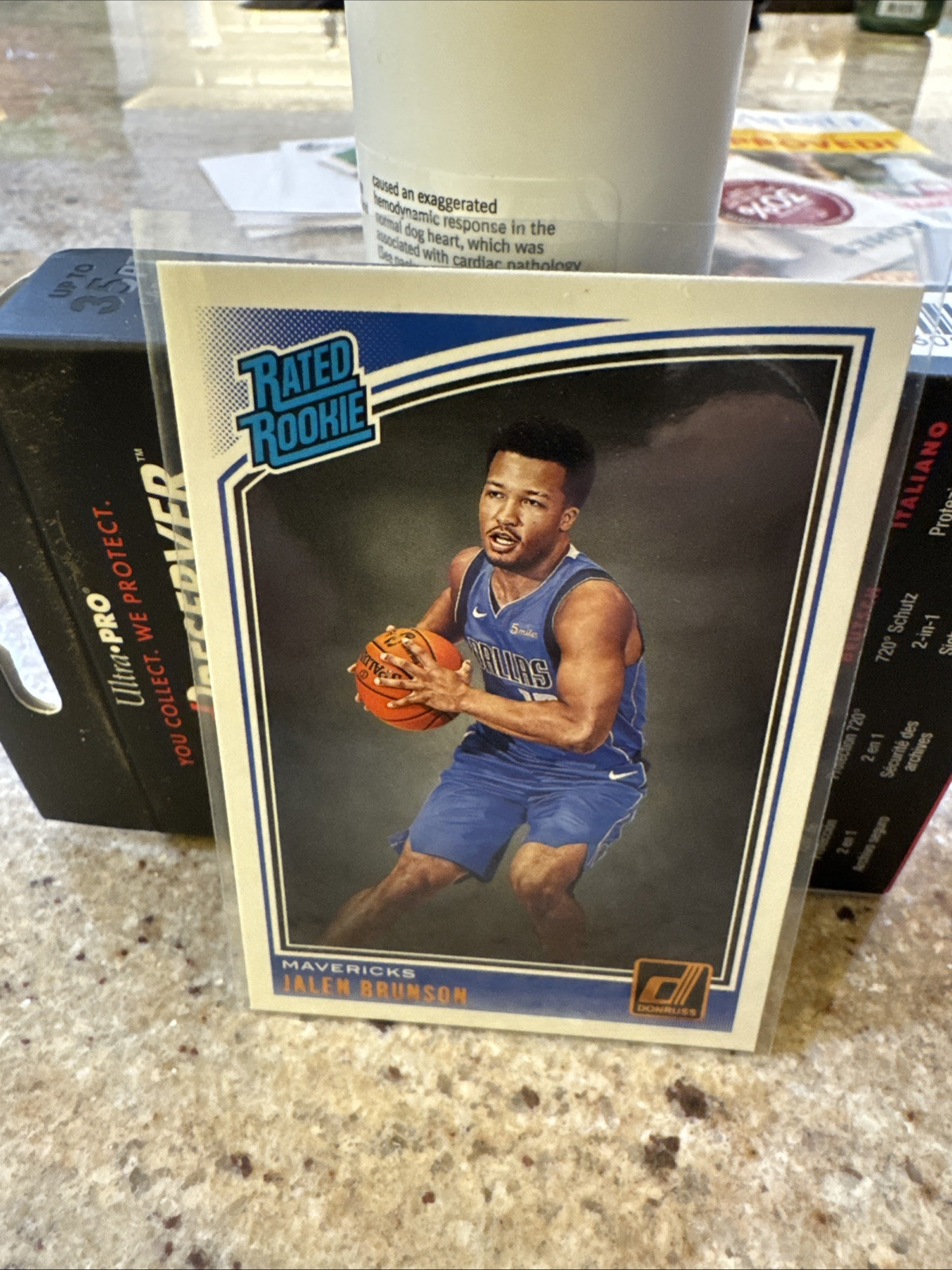 2018 Donruss Jalen Brunson number 179 rated rookie