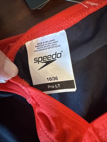 Speedo Women's Standard Swimsuit One Piece ProLT 10/36 Adult TeamRed - Picture 6 of 7