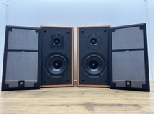 KEF Cresta SP3303 Bookshelf Speakers Pair Wood Effect Great Condition
