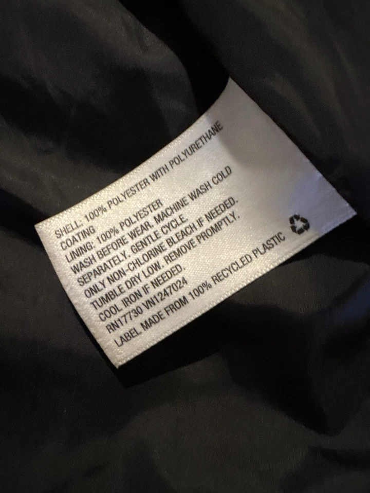 Girl’s Faux Leather Jacket Size 6/6x Zipper Closure With Pockets - Image 4 of 4