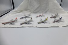 Vintage Schabak Diecast DC-10 Airliner Lot 8 Models Balair Delta Gulf Air B4