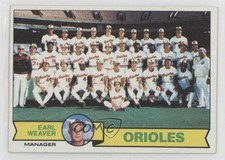1979 Topps Team Checklist Baltimore Orioles Earl Weaver #689 HOF un7