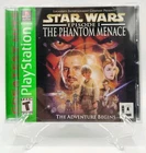 Star Wars Episode I: The Phantom Menace (PS1, 1999)  CIB + Case Protector Tested