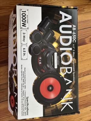 Audiobank AB-650C 6.5  Component Speaker Set