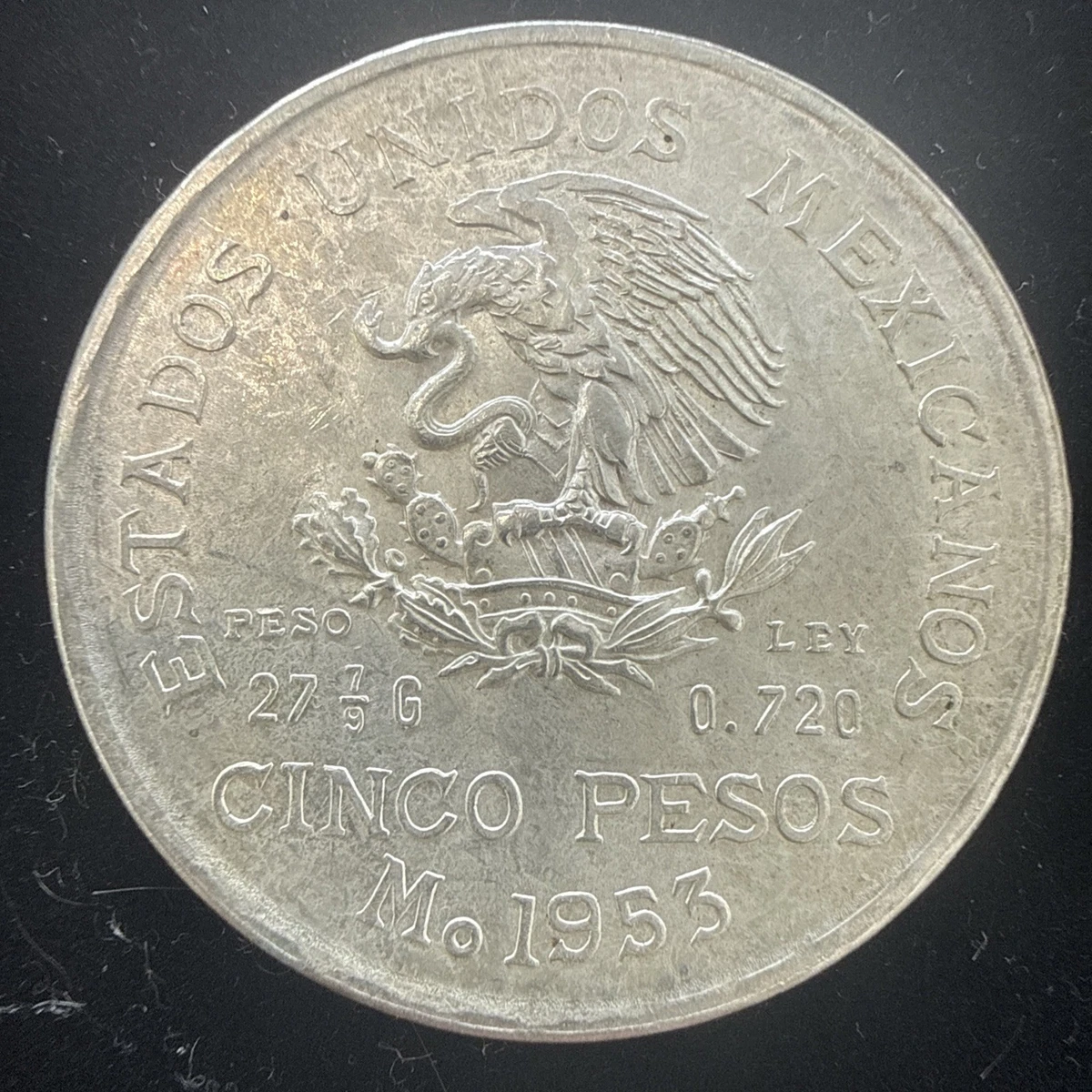 5 Pesos 1953 Silver Mexican Coins (1905-Now) for sale | eBay