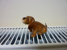 Hutschenreuther Ceramic dog brown spaniel  puppy hound Figurine ornament