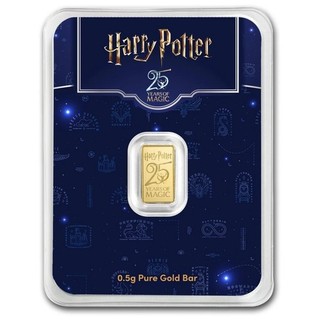 2026 PAMP Suisse Harry Potter 25th Anniversary 0.5g Gold Bar in TEP