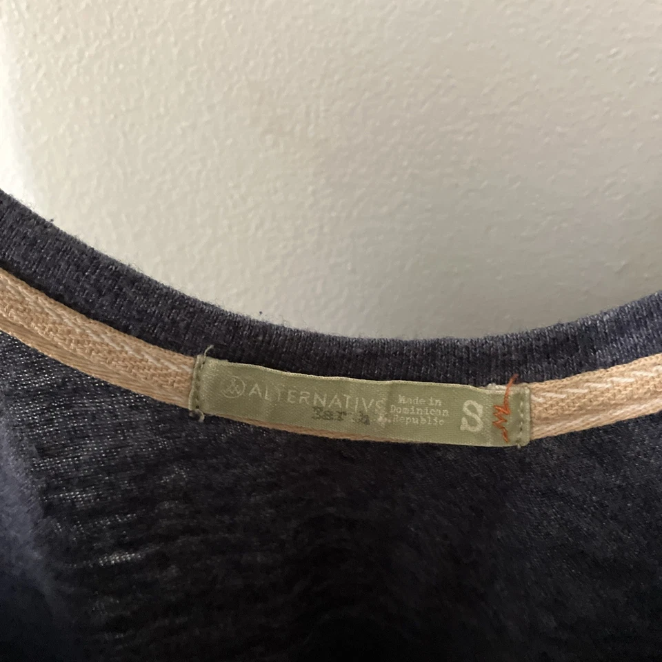 Túnica sin mangas Alternativa para mujer sin mangas azul cuello redondo talla pequeña con bolsillos Foto 2 de 4