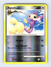 Aipom 51/100 Reverse Holo Common Majestic Dawn Pokemon LP/MP on eBay