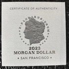 2023-S Morgan Proof Silver Dollar w/ OGP Box & COA Cameo