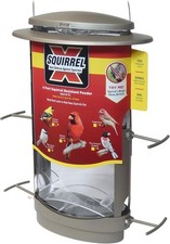 X-1Squirrel-Proof Bird Feeder with 4.2-Pound Bird Seed Capacity and Four Feeding