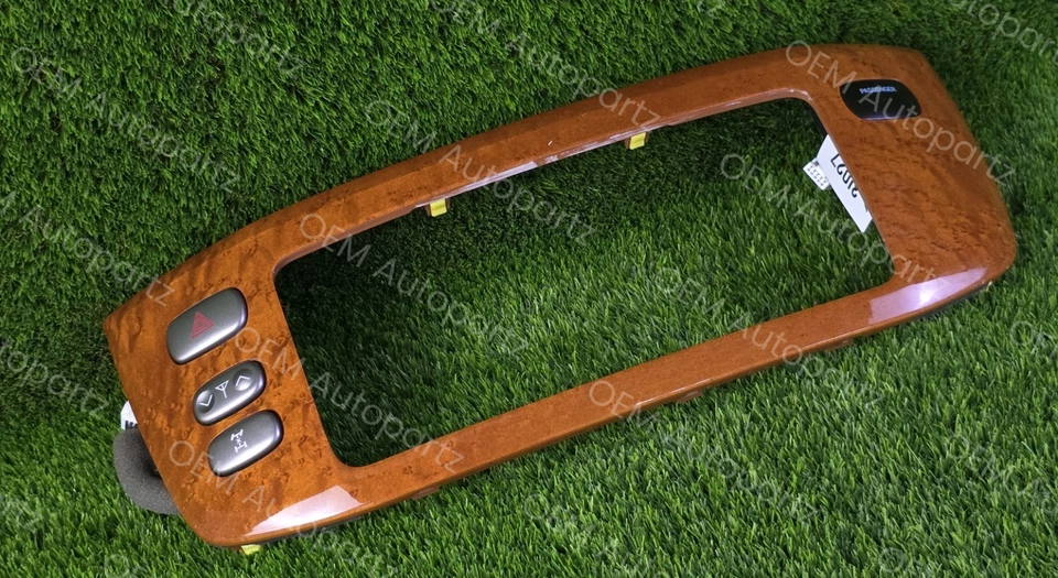 Unidad receptora de radio Lexus LX470 2003-2007 bisel de madera 55412-60280 OEM usada Foto 2 de 4