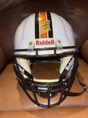 Riddell Speed Large Football Helmet White W/ Black Face Mask