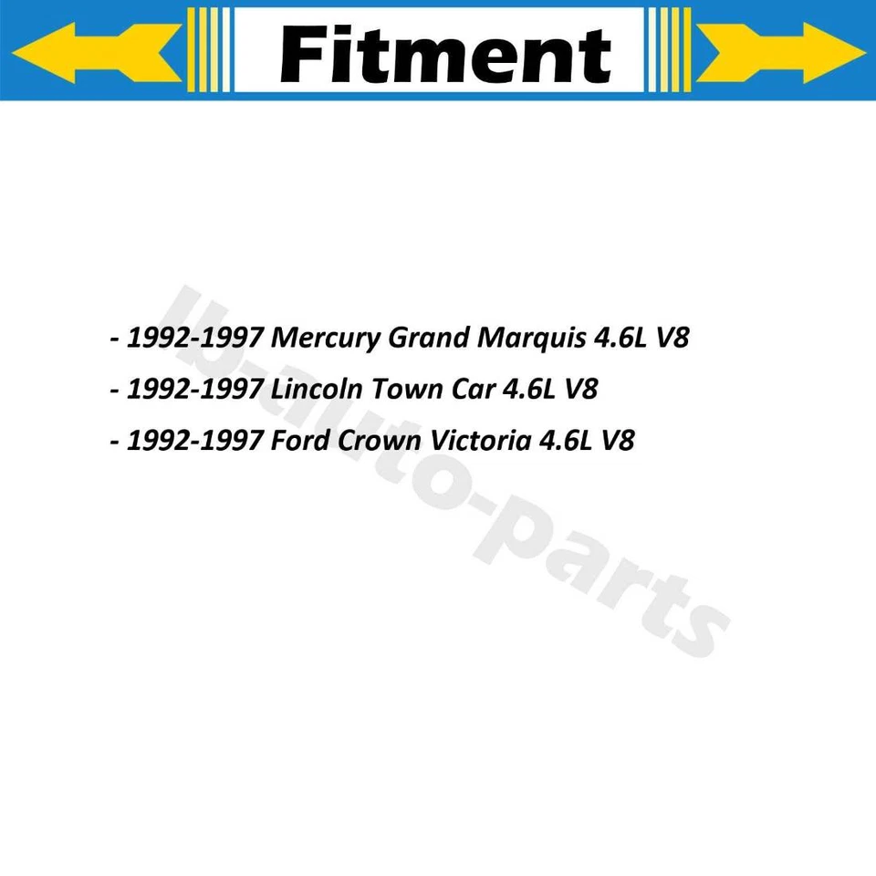 Conjunto de cojinete de cubo de rueda delantero para Mercury Grand Marquis 1992-1997 4,6 L 2x Foto 2 de 4
