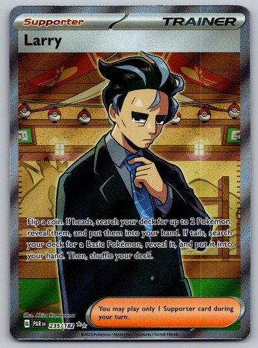 Larry 235/182 Ultra Rare Paradox Rift Pokemon Holo Near Mint