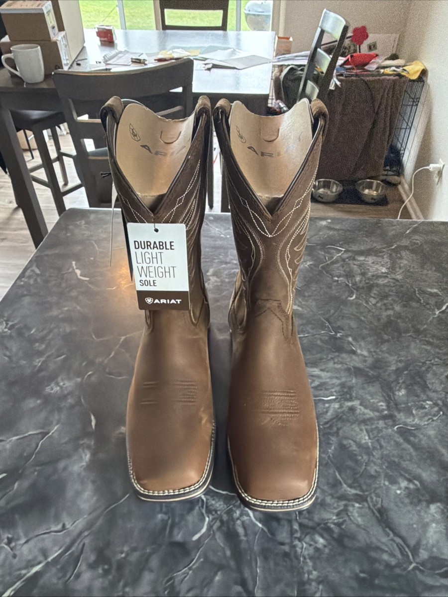 ハッピー Ariat Anthem H20 western cowgirl boots NWT Sz 10 B Med Distressed