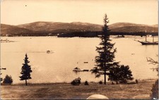 RPPC View From Ocean House, Manset Maine  Rea...