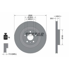 Disque de frein Volvo V90