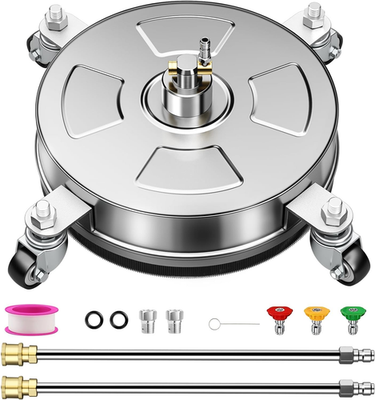 #ad 14quot; Pressure Washer Surface Cleaner with 4 Wheels Stainless Steel Housing $41.70