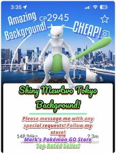 Pokemon  Shiny Mewtwo Tokyo Japan Background  TRA-DE  Go  Go Fest 2026  Read Desc.   