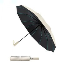 Automatic Folding Umbrella, Fully Auto Open Close UV Protection Windproof Travel