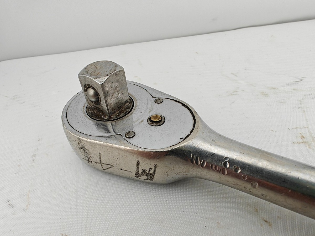 Snap-on 71-15 1/2” Drive 15” Long Handle Vintage 1940's Ratchet