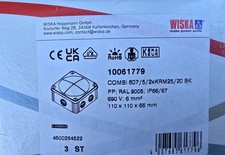 WISKA COMBI 607 WATERPROOF JUNCTION BOXES