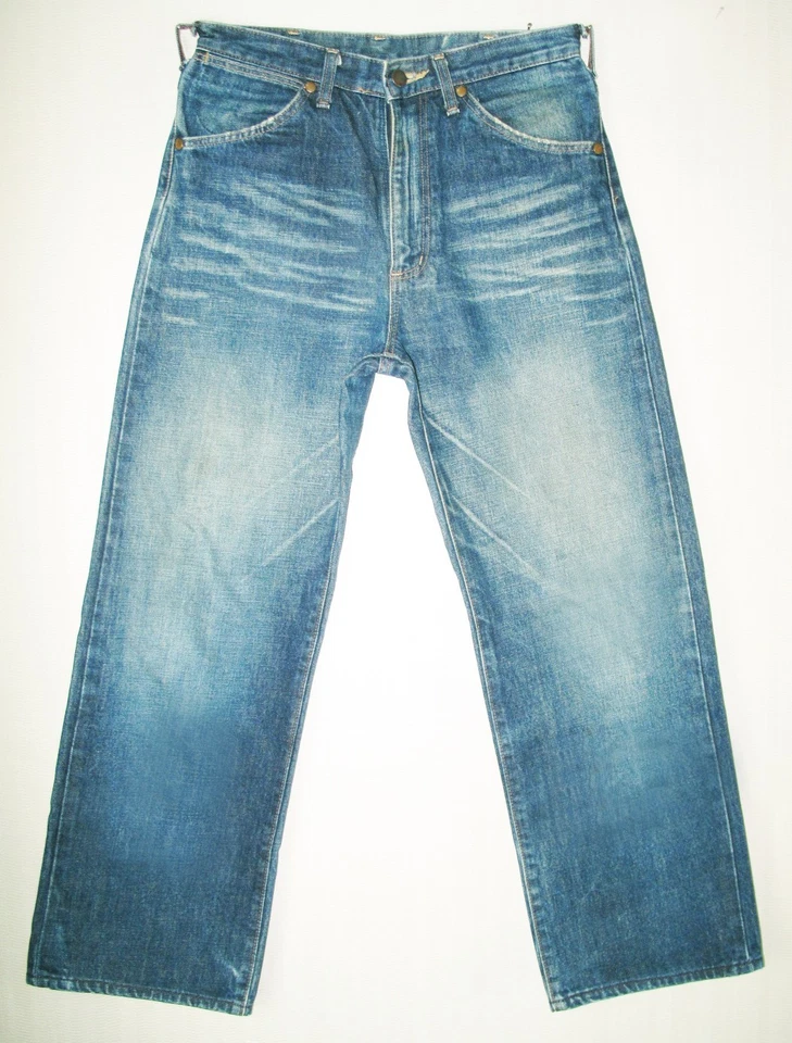 *LO ÚLTIMO DE COLECCIÓN Pantalones de mezclilla para hombre WRANGLER @ M1701 RIBETE HOLGADO RELAJADO 29x27 (*Ajuste 28x27) Foto 2 de 4