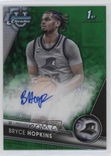2023-24 Bowman U Chrome Prospect Green Refractor 95/99 Bryce Hopkins Auto 3p5
