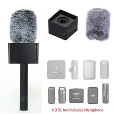 noise-proof hair cover microphone windscreen furry wind mic protector protective