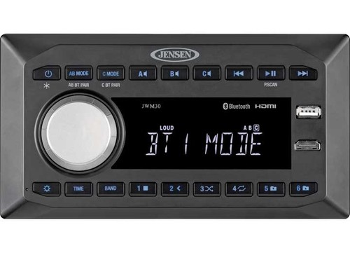 ASA Electronics JWM30 Jensen Mechless 3-Zone Stereo With Hdmi Passthrough
