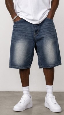 Ecko Unltd 759 Denim Shorts Mens 46 Blue Relaxed Fit Y2K Streetwear NWT