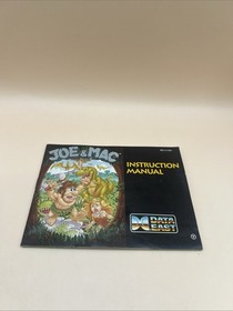 oval seal Joe & Mac complete in box nintendo nes factory MINT
