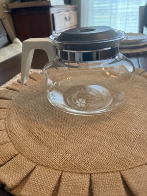 Original Mr. Coffee Replacement Decanter Coffee Pot 10-5 Oz. Cups Vintage Flower