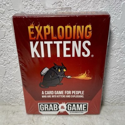    Grab & Game Exploding Kittens - Fast & Hilarious Card Game | New & Sealed