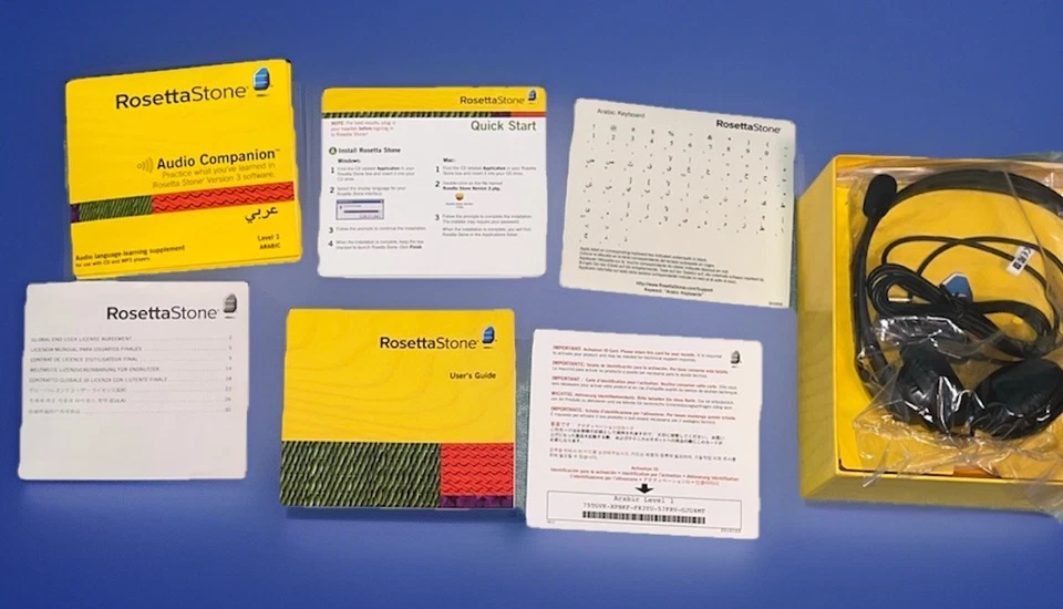 RosettaStone Level 1 Arabic Complete Version 3 Preowned - Image 2 of 4