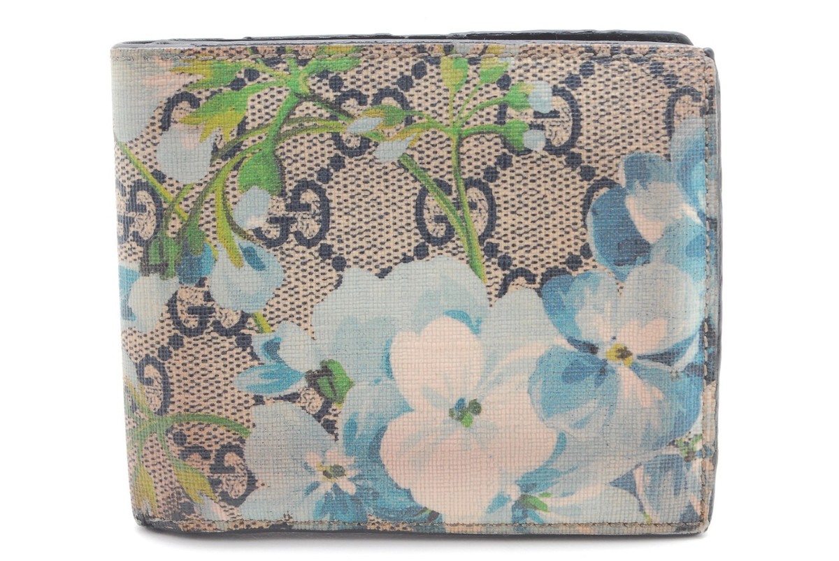 Wallet Gucci Bloom Blue Bag Gucci Blooms Billfold Wallet Purse