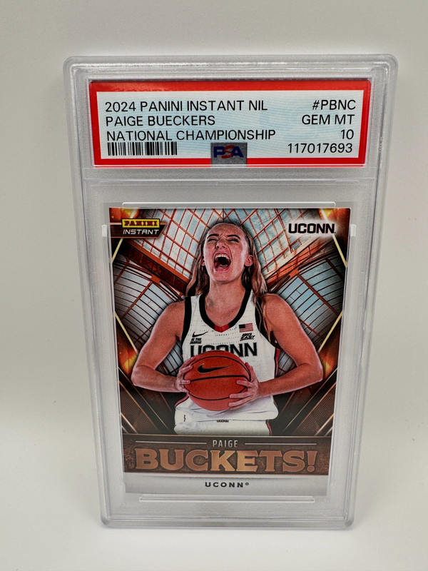 2024 Panini Instant NIL Paige Bueckers National Championship PSA 10 UConn