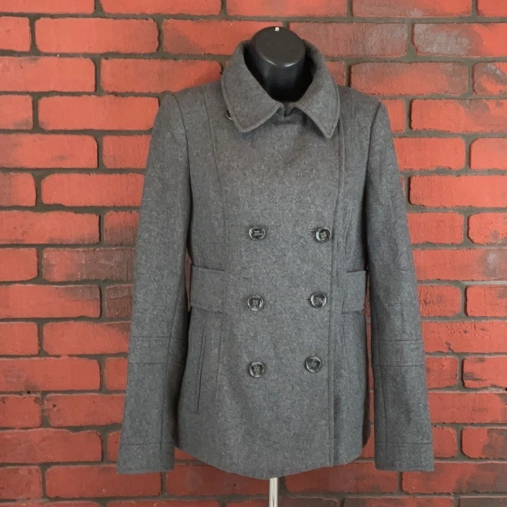 UNDERCOVER Cappotto donna Victoria Secret lana pea grigio grande