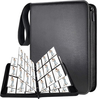 Trading Card Binder, 900 Pockets Album Folder with 50 Top-Loading Page Sleeves, 