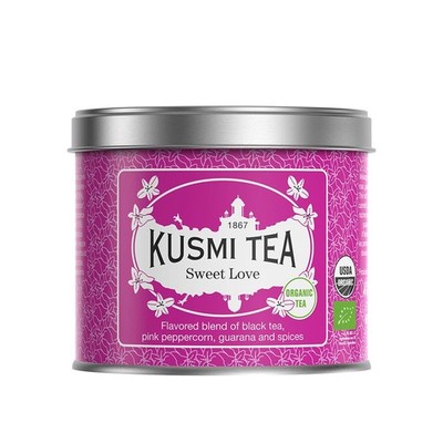 Kusmi Tea Sweet Love Organic Black Tea With Spice And Licorice 100G Tins