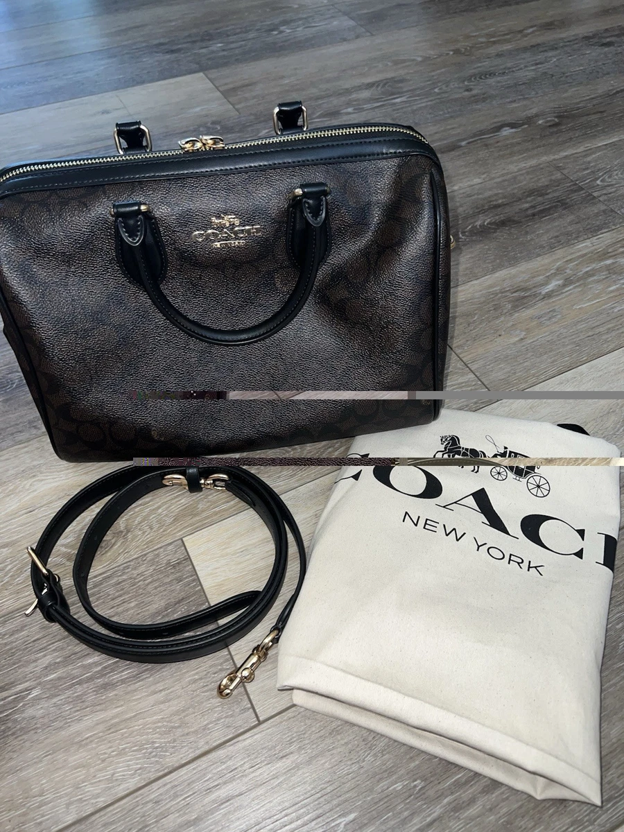 バッグ COACH RARE 6095 BLACK signature bag Coach Black Signature for sale - eBay