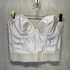 Vtg Under Cover Bustier Bra 36 C Beige Union Made
